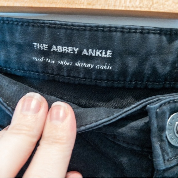 AG Adriano Goldschmied Womens Size 26 Black The Abbey Ankle Jean Stretch Skinny - Picture 6 of 10